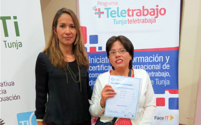 Habitantes de Tunja se certifican en teletrabajo