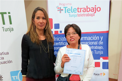 Habitantes de Tunja se certifican en teletrabajo