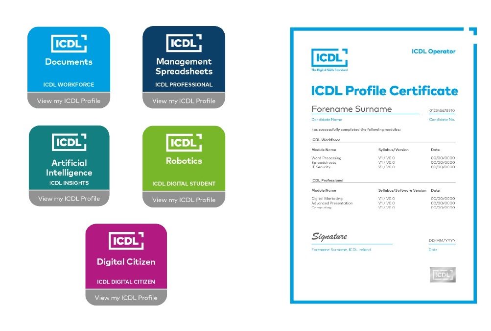 Certificados y Credenciales Digitales, lo nuevo de ICDL